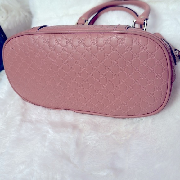 💯 Gucci 🌸 Mini Mauve Pink Crossbody Bag - Picture 10 of 13